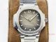 PFF Factory Super Clone Patek Philippe Nautilus 9015 Ladies Watch Gray and Silver (2)_th.jpg